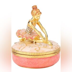 Ballerina Trinket Box Tchotchke NWT